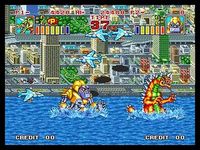 une photo d'Ã©cran de King of the Monsters 2 sur SNK Neo Geo